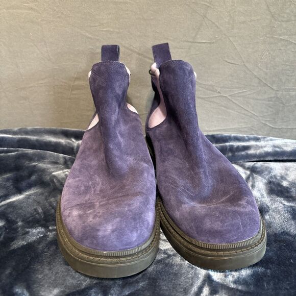 Camper x Pop Trading Company Oiled Suede Chelsea Boots Vibram EU 41 Purple 8.5M - Picture 2 of 11